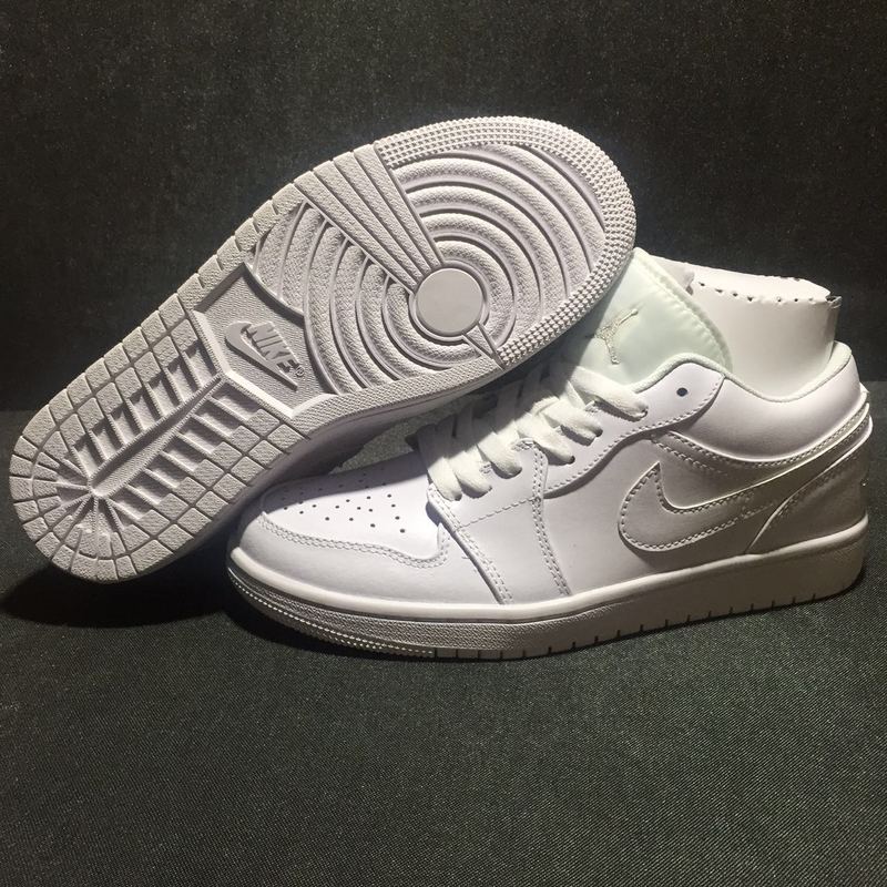 2016 Jordan 1 Low All White